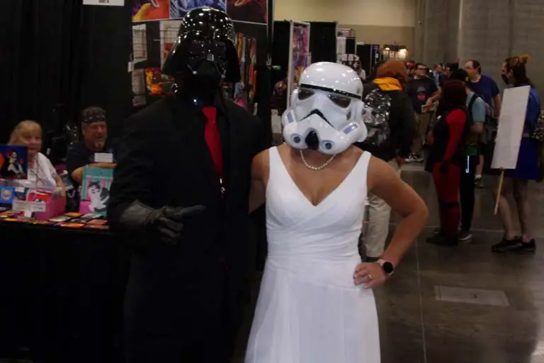 Darth Vader Groom & Stormtrooper Wife