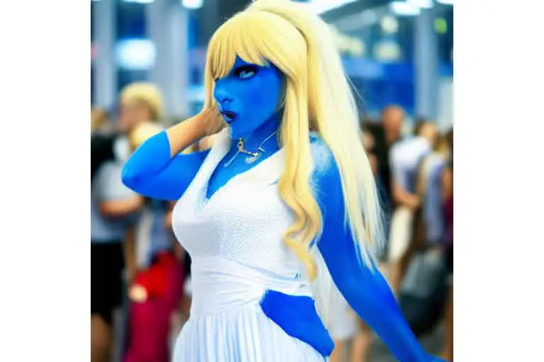 How To Cosplay As Smurfette  On A Budget