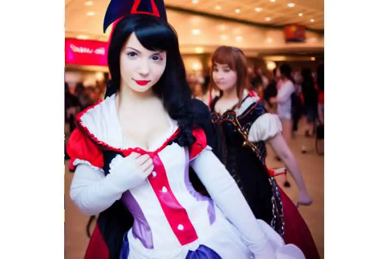 Cosplayer as Disney Princess as Japanese event
