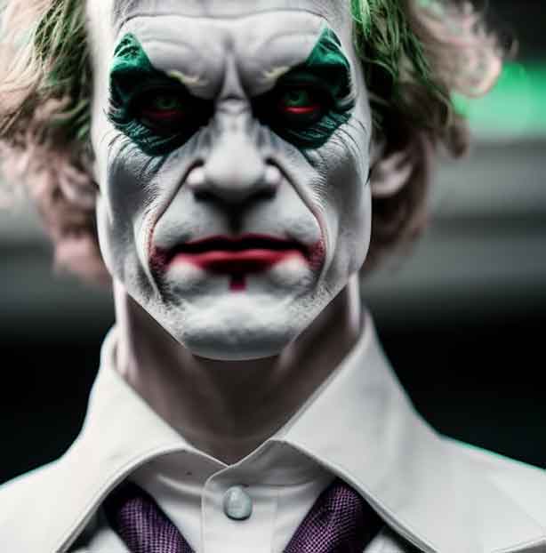 joker face paint cosplay makeup professional