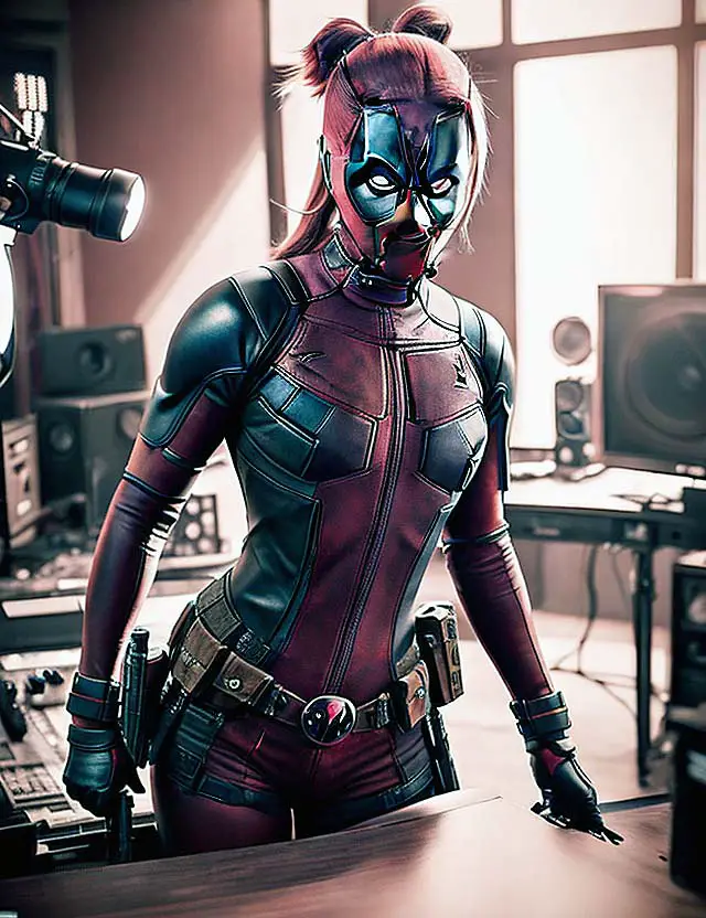 female deadpool cosplay