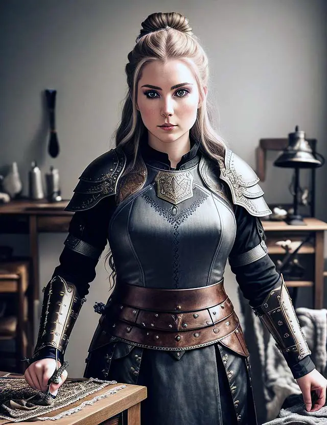 foam armor female viking cosplay
