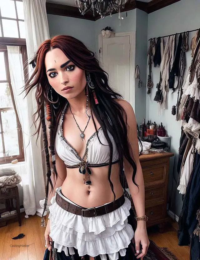 closet cosplay female pirate