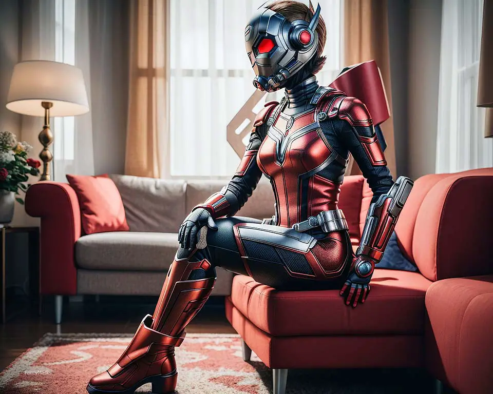 ant man cosplay girl