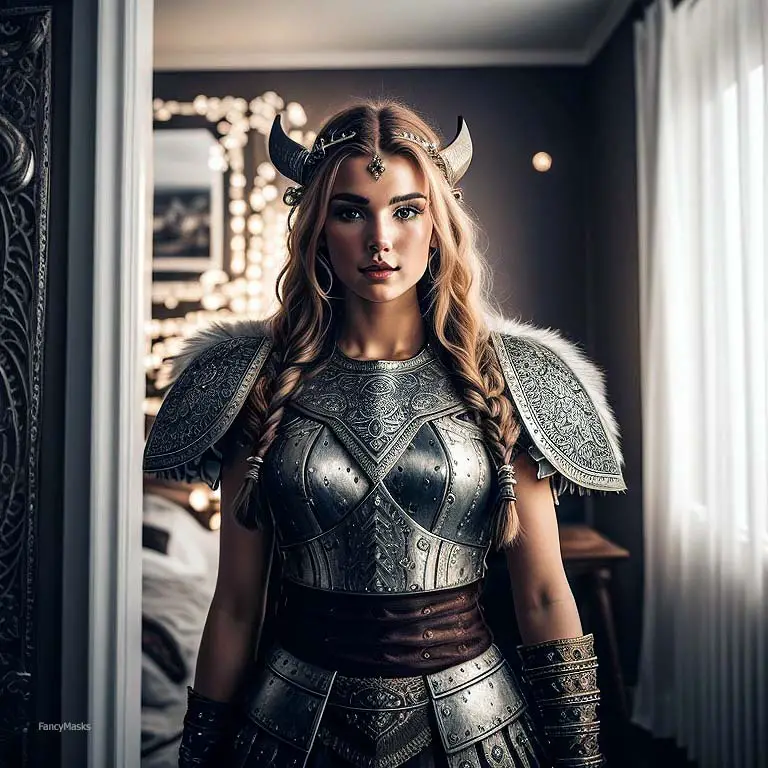 female viking cosplay